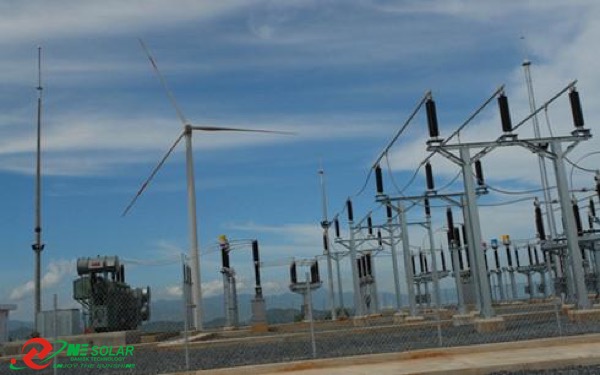 Máy phát điện gió ở các nhà máy